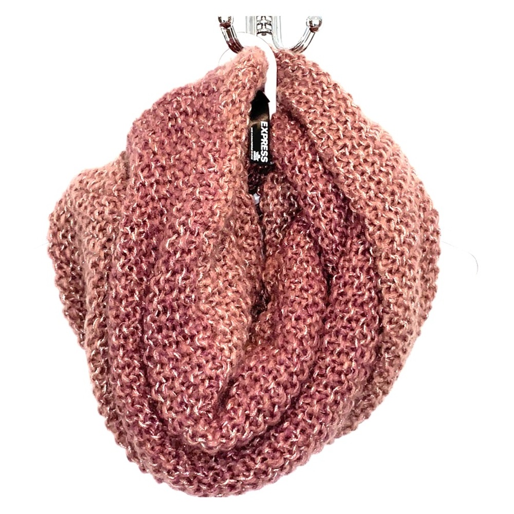 Express Ombré knit infinity scarf
